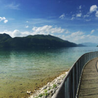 piste cyclable voie lacustre lac du Bourget