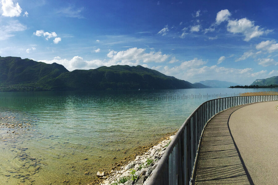 piste cyclable voie lacustre lac du Bourget