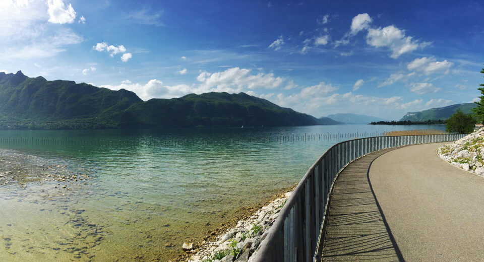 piste cyclable voie lacustre lac du Bourget