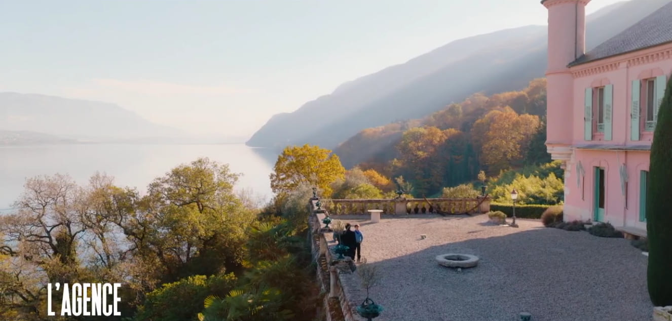 Terrasse Château Rose du lac du Bourget