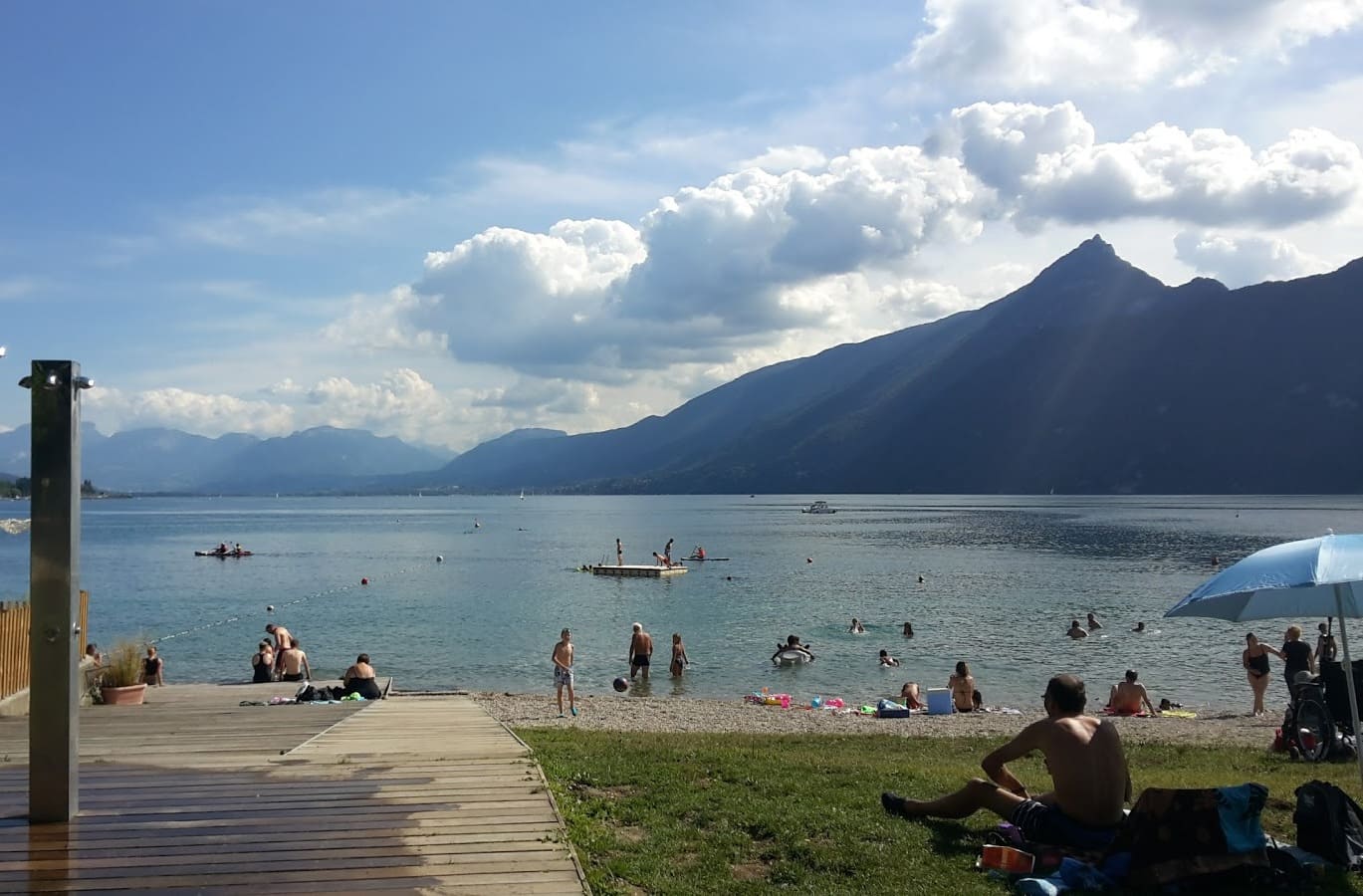 plage brison Lac du Bourget