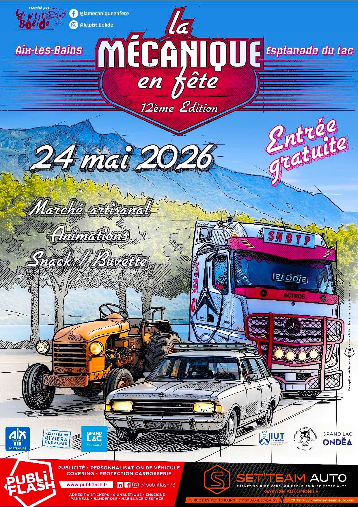 Rassemblement de véhicules Mécanique en Fête Aix-les-Bains