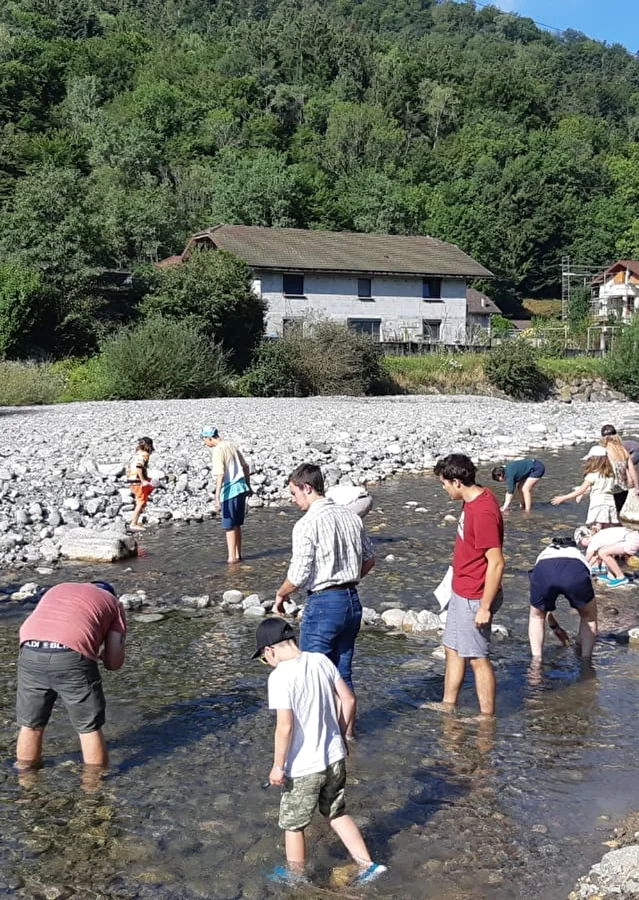 Découverte de la rivière à Montcel Découverte de la rivière à Montcel