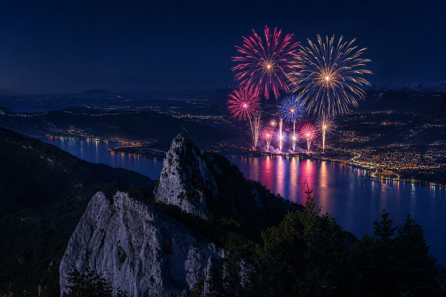 Feux artifice 2026 lac du Bourget Aix les bains