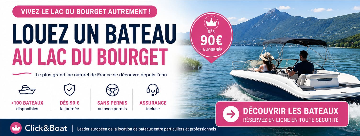 Location bateaux lac du bourget aix les bains