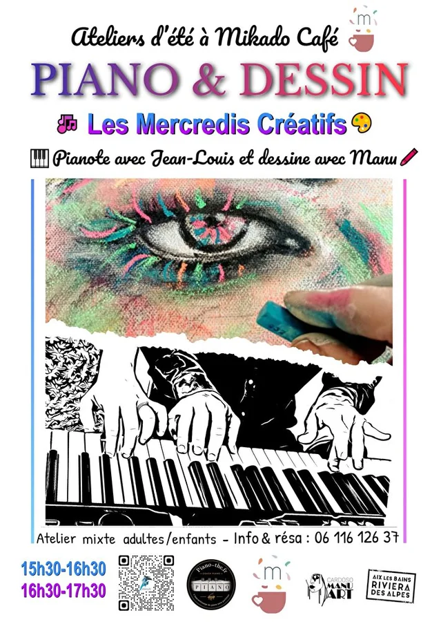 Atelier Piano & Dessin à Mikado Café Atelier Piano & Dessin à Mikado Café