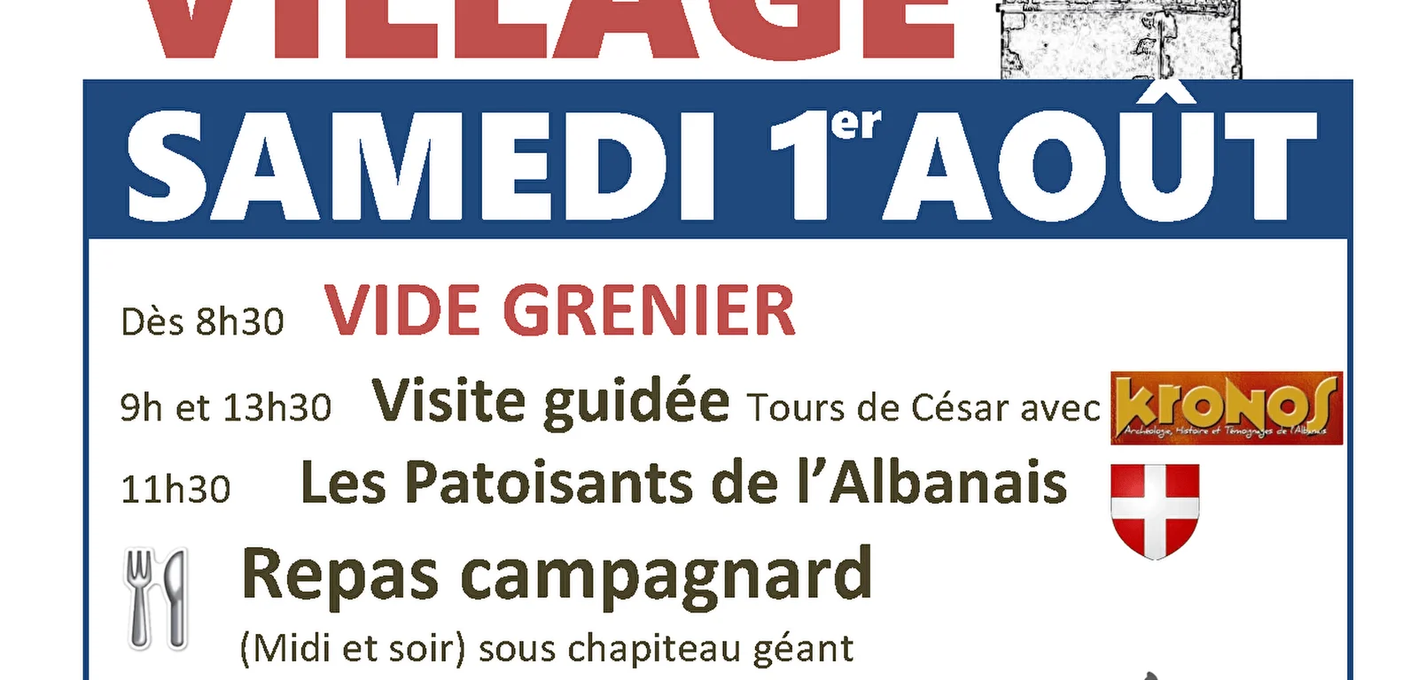 Fête au village de Cessens
