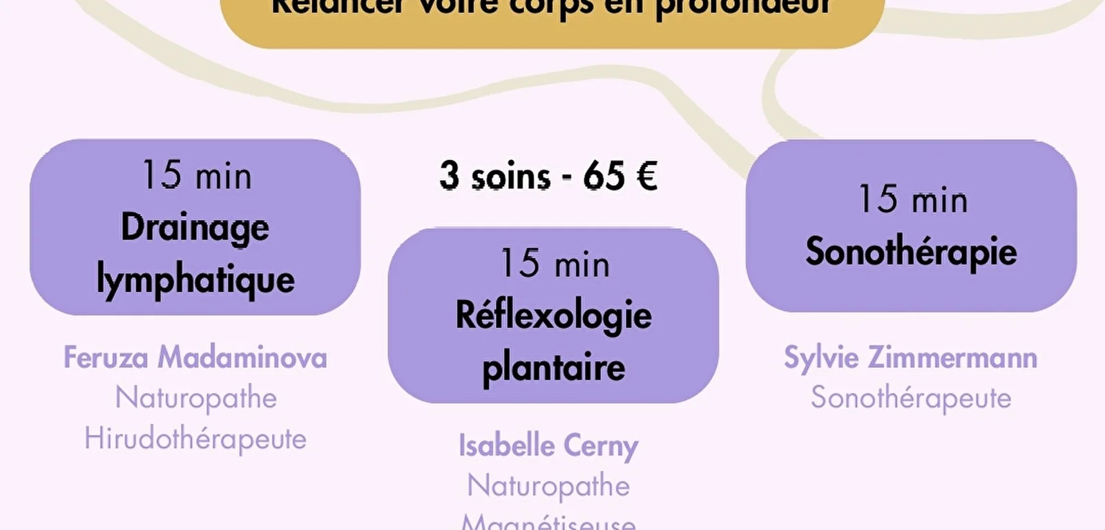 Journée bien-être : 3 soins en 1