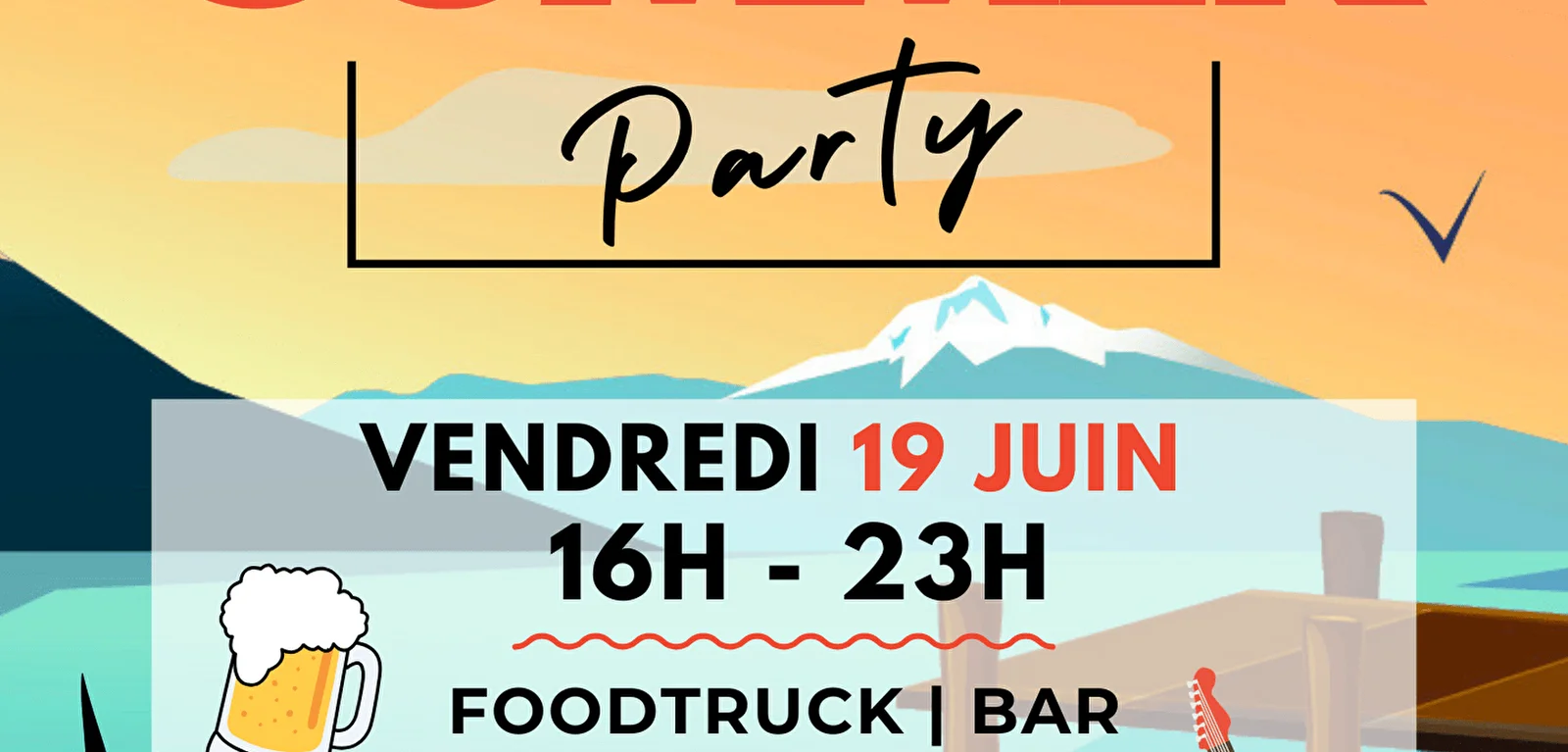 Summer Party à la Brasserie des Cimes Summer Party à la Brasserie des Cimes