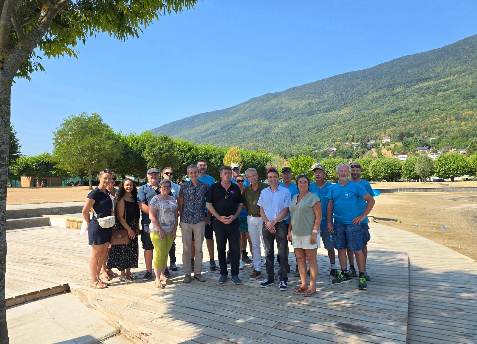 Grand Lac modernise le solarium de la plage du Bourget-du-Lac