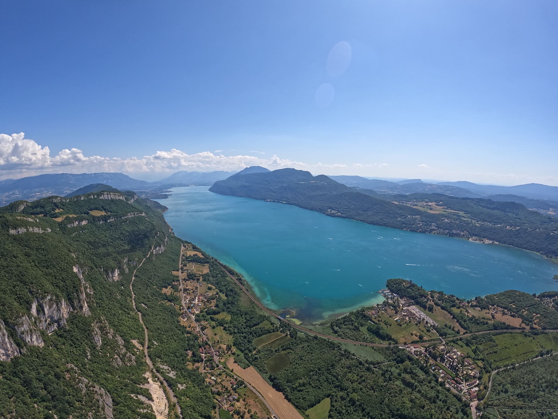 Baptême Parapente lac du Bourget