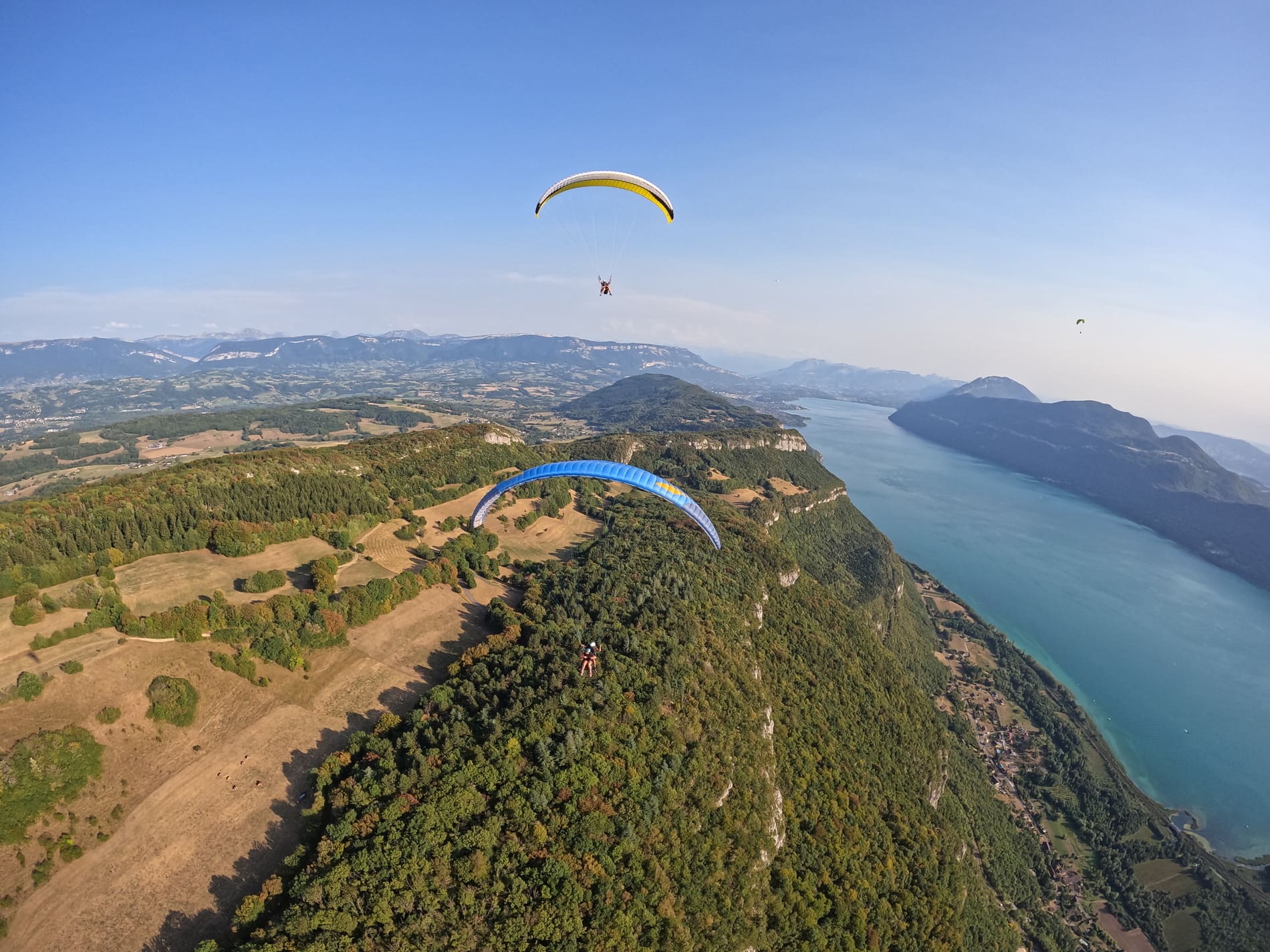 Parapente lac du Bourget Aix les Bains