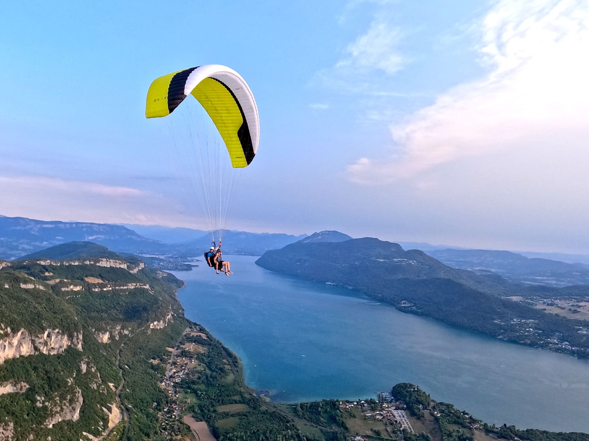 Parapente lac du Bourget