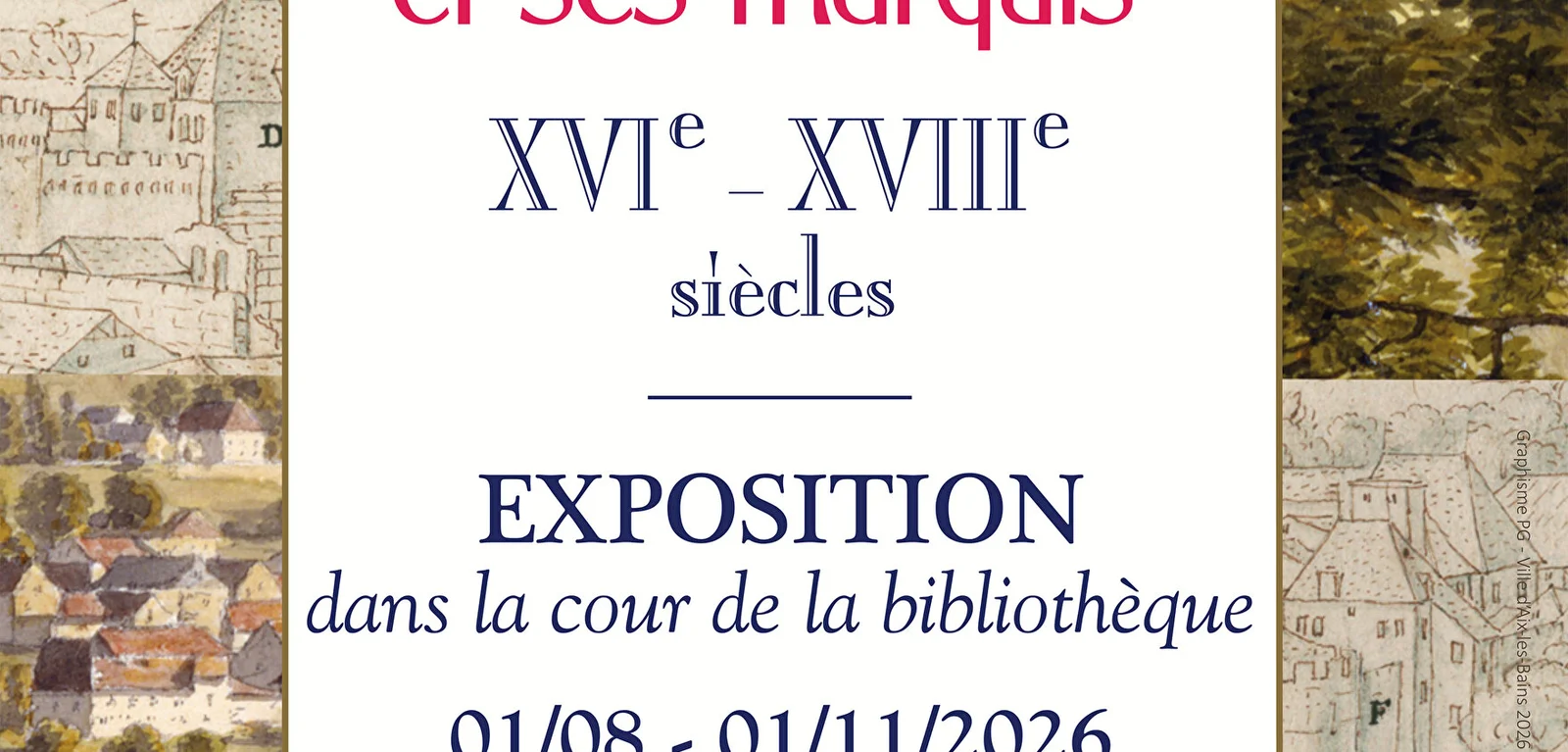 Aix et ses marquis - Exposition