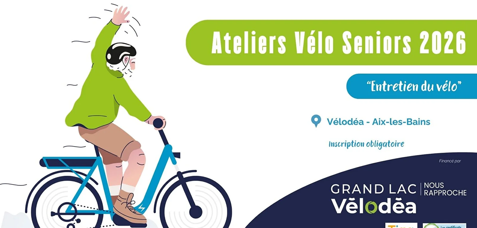Atelier vélo sénior : apprendre l'entretien du vélo