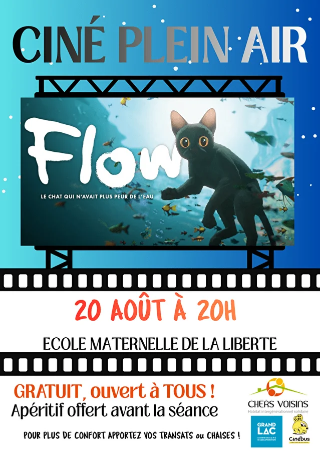 Ciné plein air à l'École maternelle de la Liberté