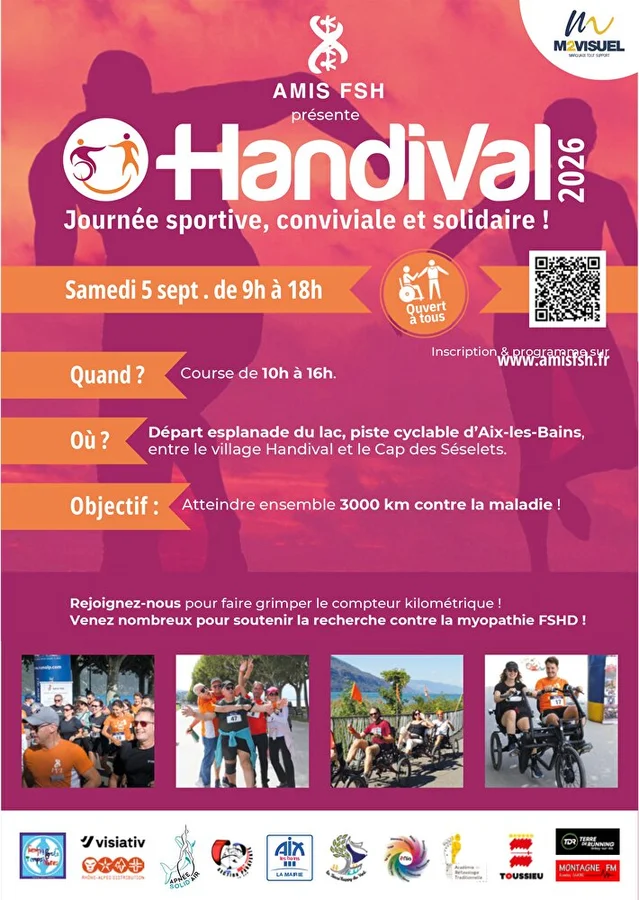 Handival : course solidaire pour la recherche sur la myopathie FSH