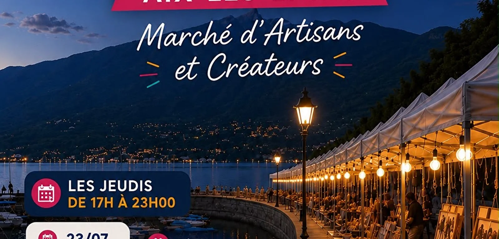 Les Nocturnes du Grand Port à Aix-les-Bains