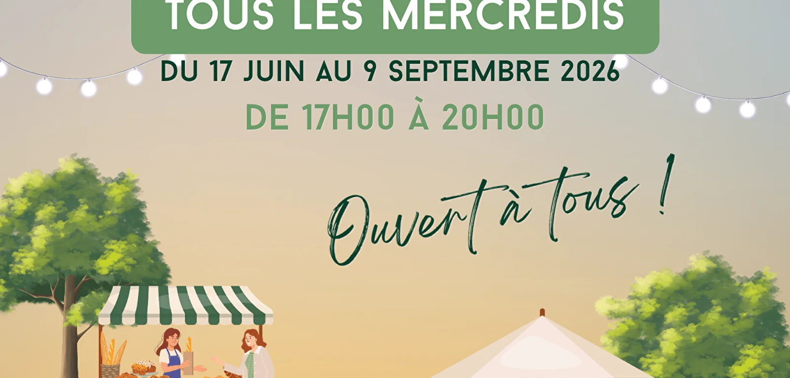 Marché des producteurs au Camping du Sierroz
