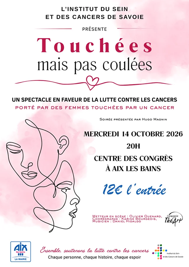 Spectacle Octobre Rose: Touchées mais pas coulées