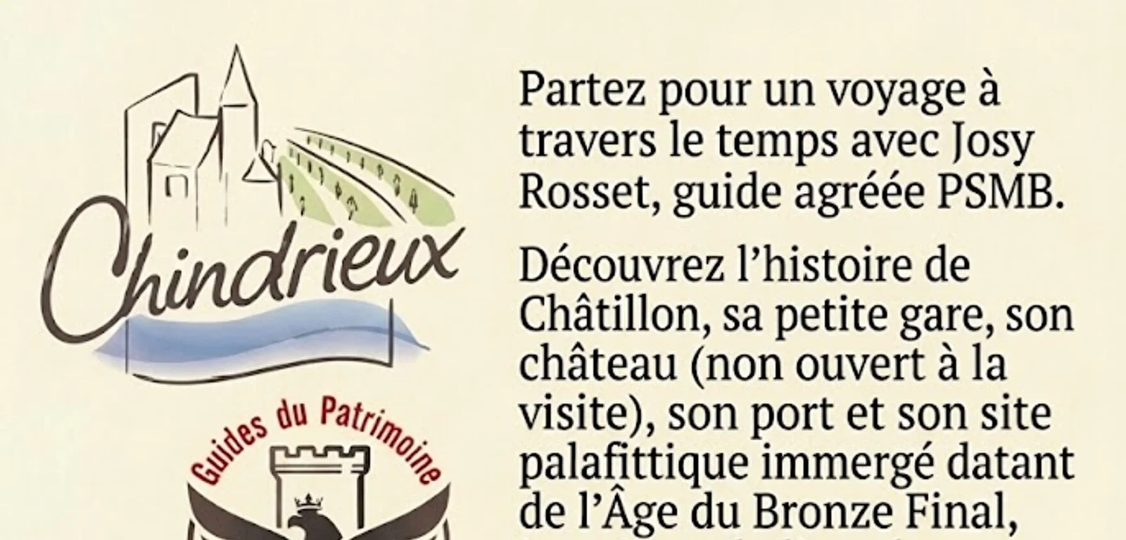 Visite commentée statique plage de Châtillon