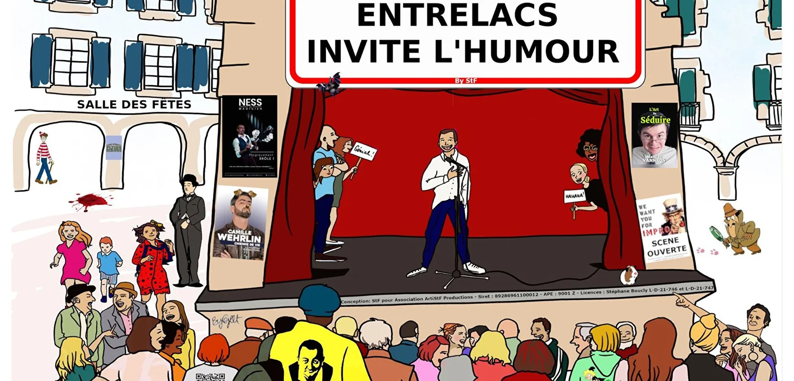 Entrelacs invite l'humour