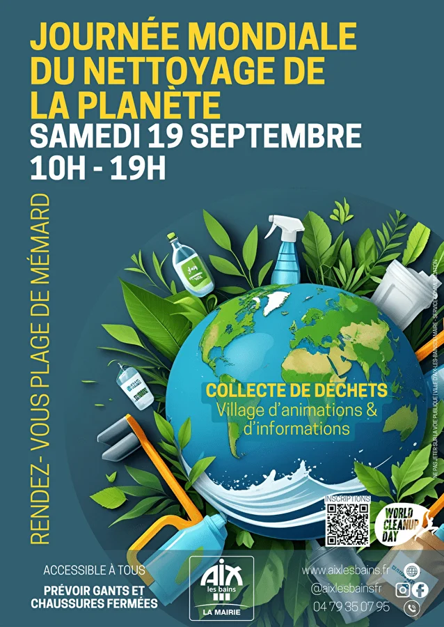 Journée mondiale du nettoyage de la planète à Aix-les-Bains