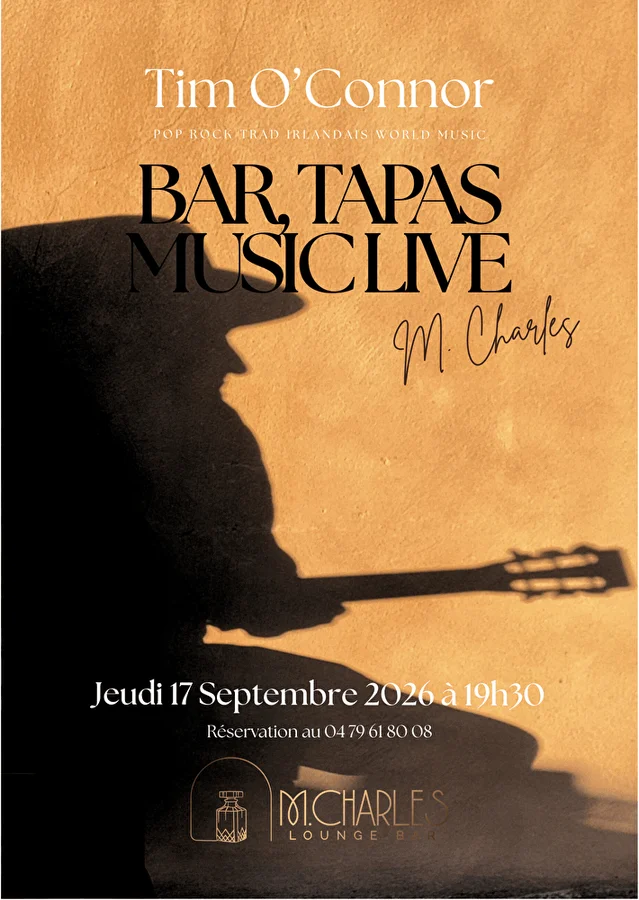 Soirée Bar, Tapas & Music Live au Lounge Bar M.CHARLES