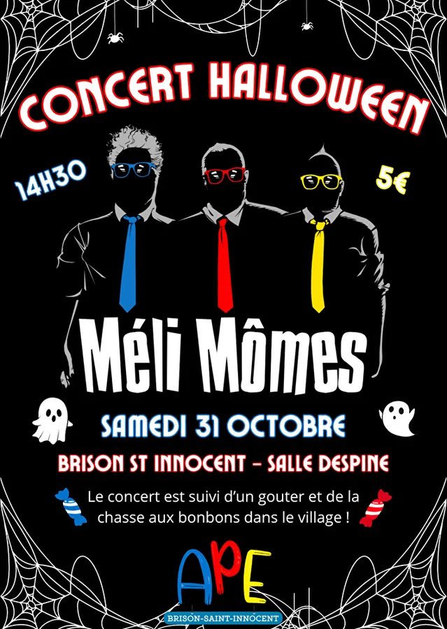 Concert d'Halloween avec Méli Mômes à Brison-Saint-Innocent
