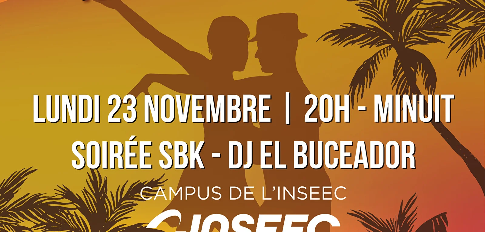 Soirée dansante au Campus INSEEC avec DJ El Buceador