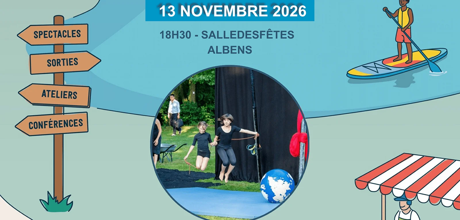 Spectacle Clim'action : Cirq'constances de demain à Albens